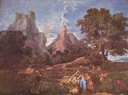 Nicolas Poussin Landschaft mit Polyphem Spain oil painting artist